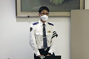 交通安全指導(田中係長)(東部)